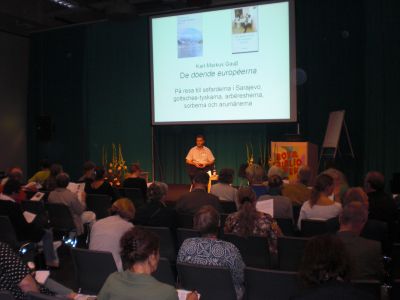 Bokmässan i Göteborg 2008: miniseminarium "Resor till Europas små folk".