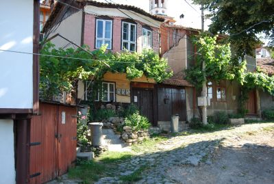 Ulitsa Daskalov (Daskalov-gatan) i Veliko Turnovo.